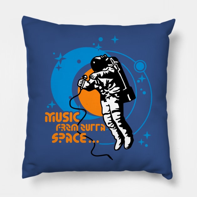 Music from outta Space Pillow by CheesyB