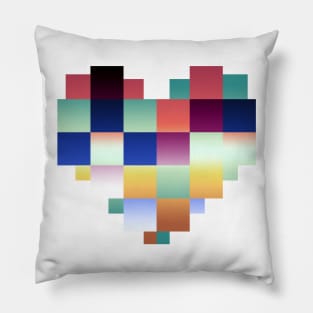 A Square Heart Pillow