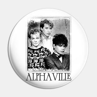 Alphaville \/\/\ Aesthetic 80s Fan Art Pin