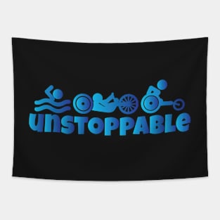 Unstoppable - Paratriathlon Tapestry