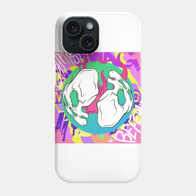 Dope Slluks logo remix is super lit illustration Phone Case by slluks_shop