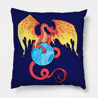 Cosmic Dragon Pillow