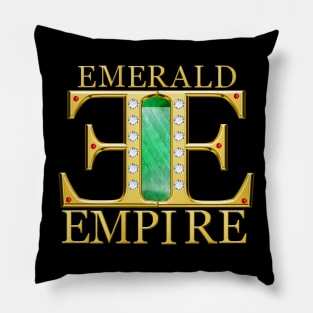 Emerald Empire : The Gold Standard Pillow