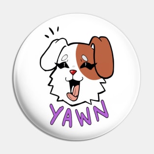 yawning twitch dog emote Pin