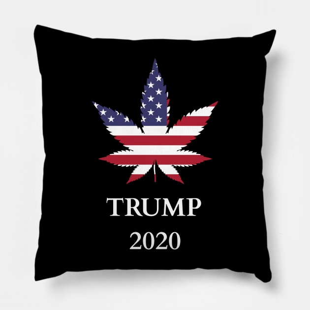 Trump 2020 Campaign Pillow by victoriashel