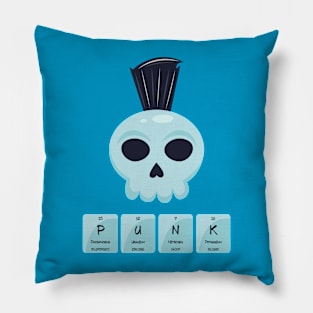 Science Punk Skull Pillow