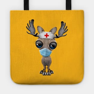 Cute Baby Moose Nurse Tote