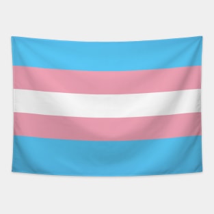 Seamless Repeating Transgender Pride Flag Pattern Tapestry