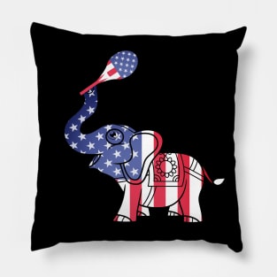 US Open Tennis Elephant Pillow