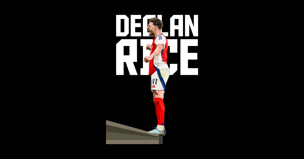 Declan Rice Vector Art - Declan Rice - Sticker | TeePublic