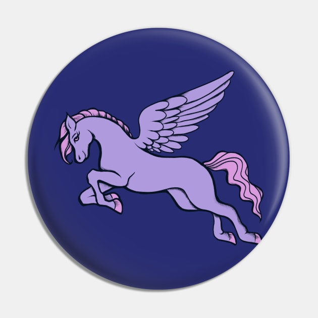 Pegasus Pin by bubbsnugg