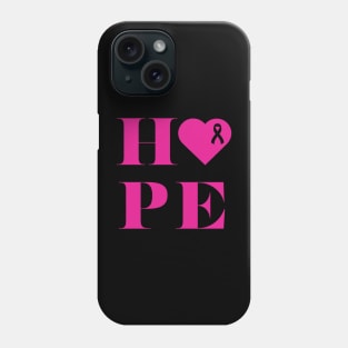 Breast Cancer Awareness Support Pink Ribbon Phone Case