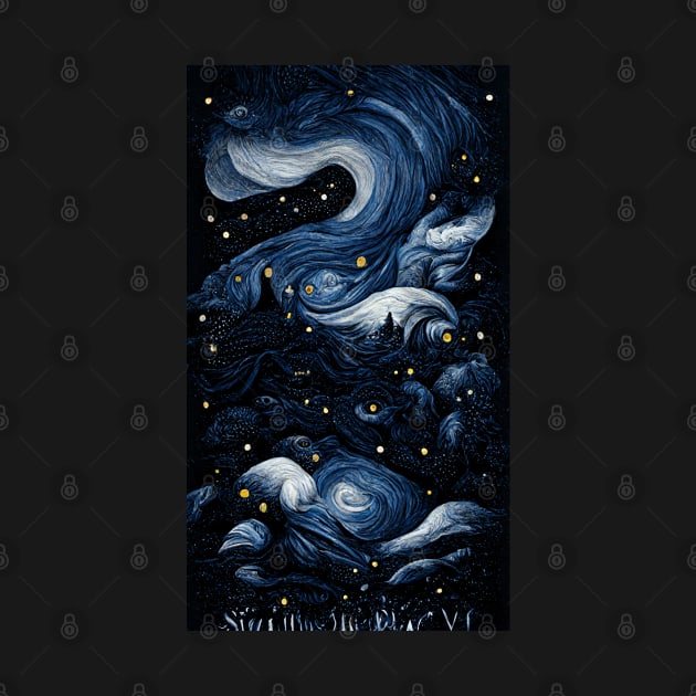 The sky at night by ai1art