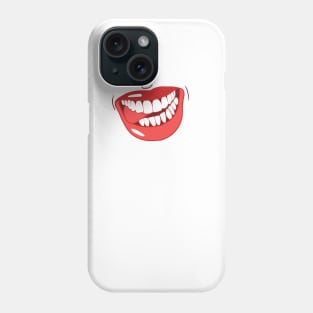 Sexy hot smiling lips Phone Case