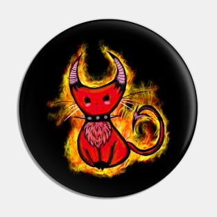 Feline fury Pin