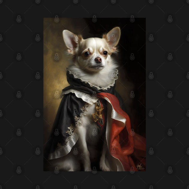 Chihuahua Classic Dog Portrait by YeCurisoityShoppe