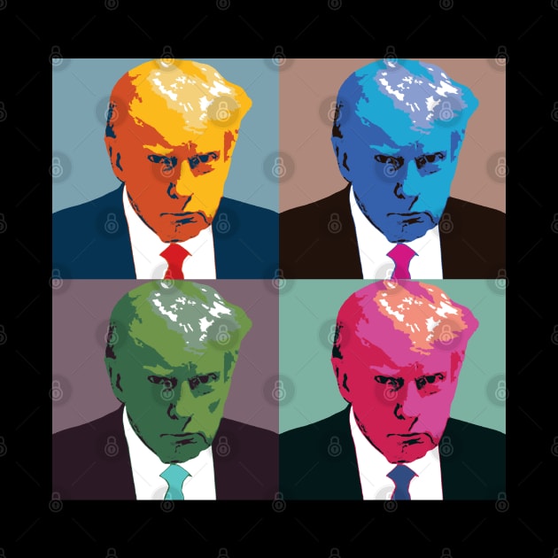 DONALD TRUMP MUG SHOT | POP ART by Decamega