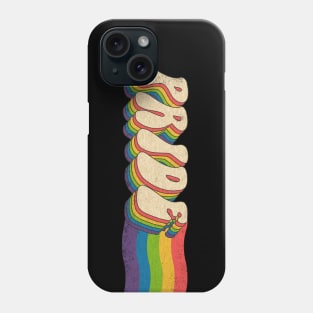 pride month rainbow vintage Phone Case