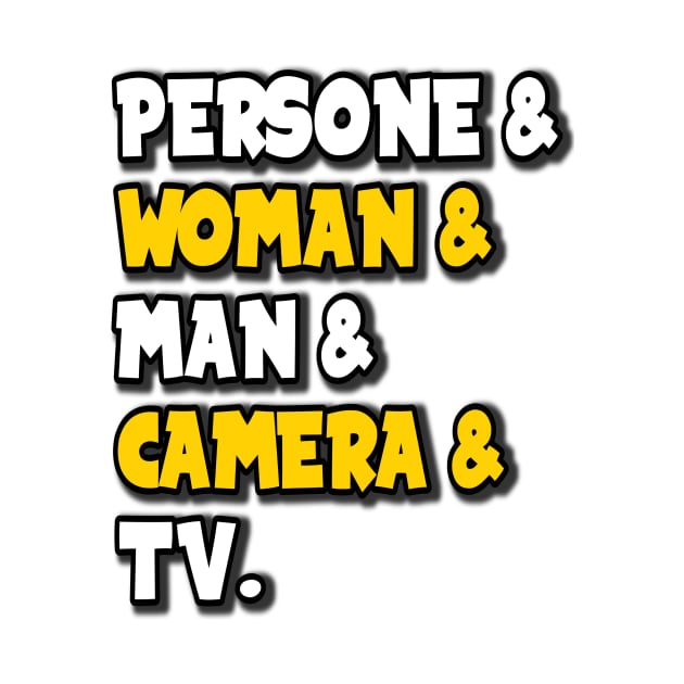 Person Woman Man Camera Tv by DZCHIBA