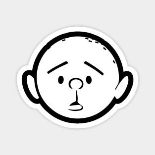 Karl Pilkington Cartoon Magnet