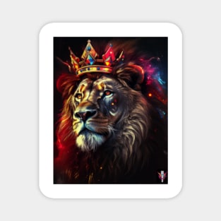 King Lion Pop Art Magnet