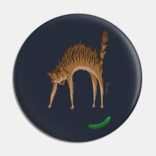 Cat v Cucumber Pin