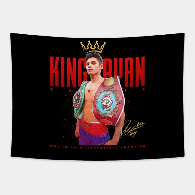 King Ryan Garcia Tapestry by Juantamad