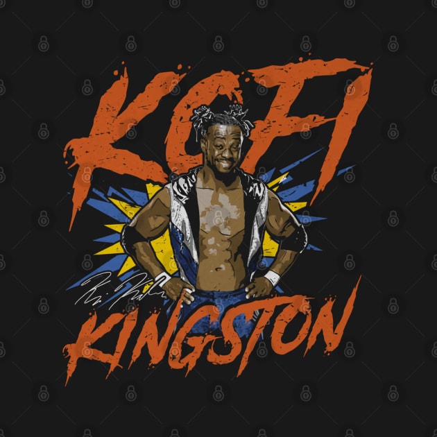 Kofi Kingston Pose by MunMun_Design