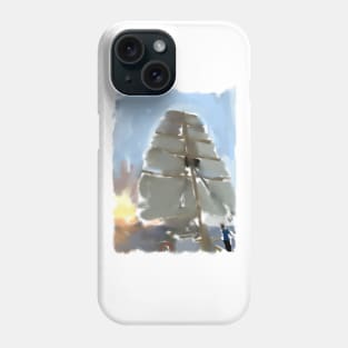 Sailing sunset Phone Case