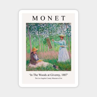 Claude Monet Painting - In The Woods at Giverny Magnet