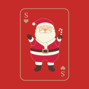 Santa Lucky Card, Marketplace  T-shirt, Accessories, Home and Decoration T-Shirt