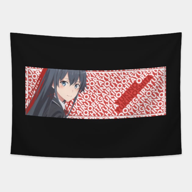 Yukino Yukinoshita Oregairu Banner Oregairu Tapestry