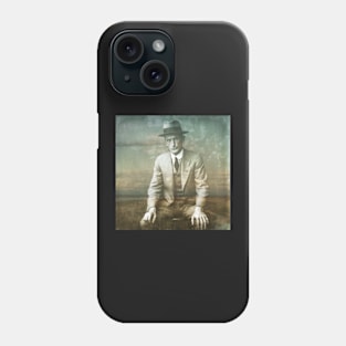 The Man In The Gray Fedora Phone Case