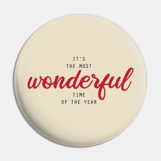 The most wonderful time Pin