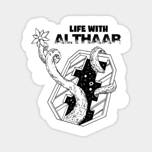 LIFE WITH ALTHAAR 2-sided logo Magnet