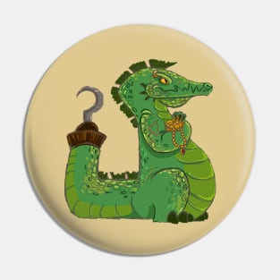 Pirate Crocodile Pin