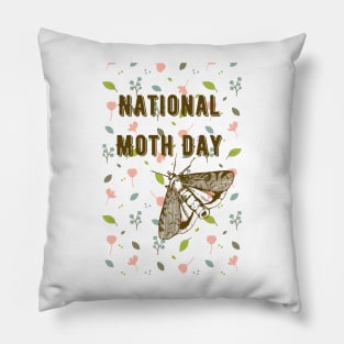 Moth Day Pillow