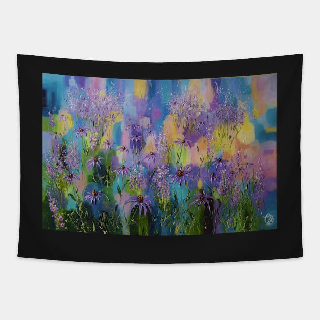 Return to the Purple Meadow Tapestry by ColetteBaumback