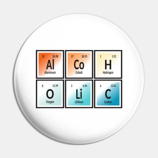 Alcoholic Periodic Table Pin