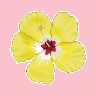 Yellow hibiscus T-Shirt