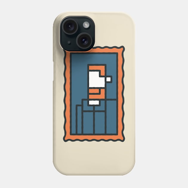 Minimalist Van Gogh Self Portrait Phone Case by Cut Up Press