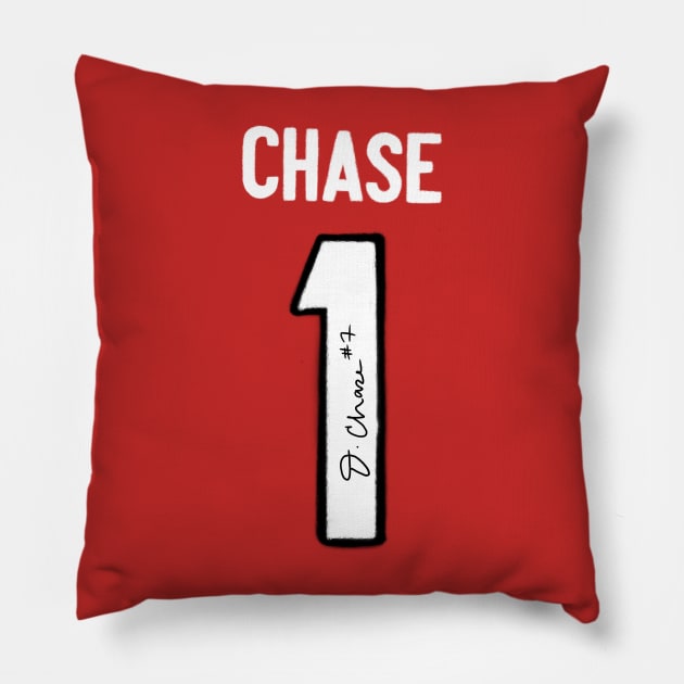 Ja'marr Chase 1 Pillow by ris kingdom