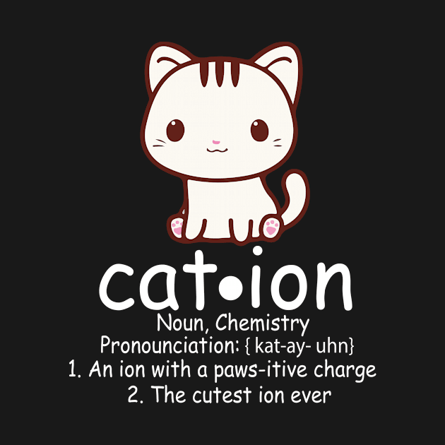 Funny science cation cat graphic nerd sayings by AstridLdenOs