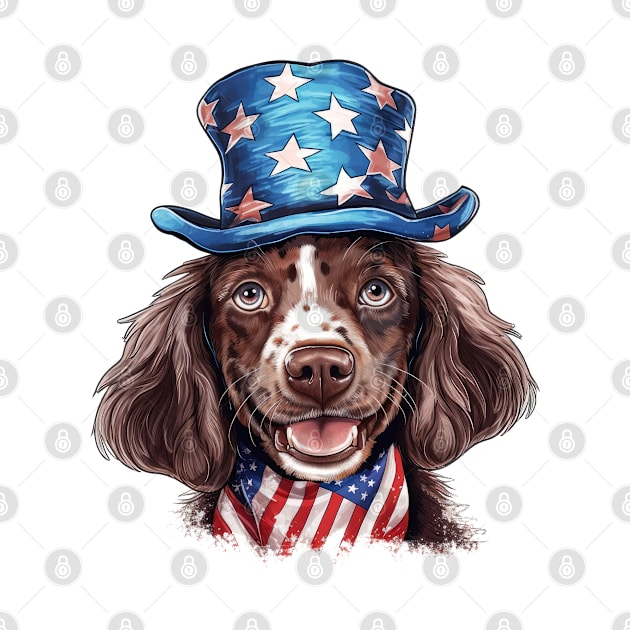 4th of July Dog #11 by Chromatic Fusion Studio