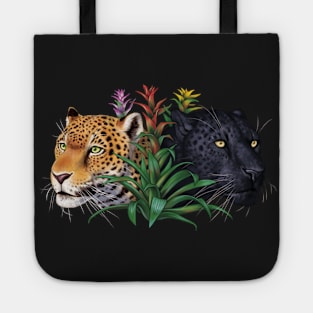 Jaguars with Bromeliads Tote