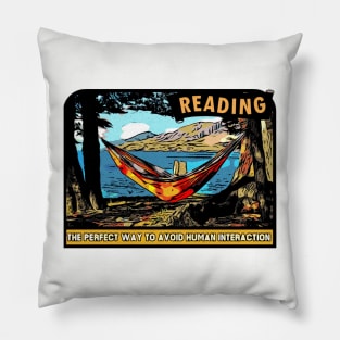 Antisocial Reading Pillow