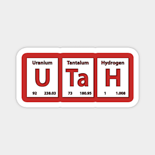 Utah Chemical Element Magnet