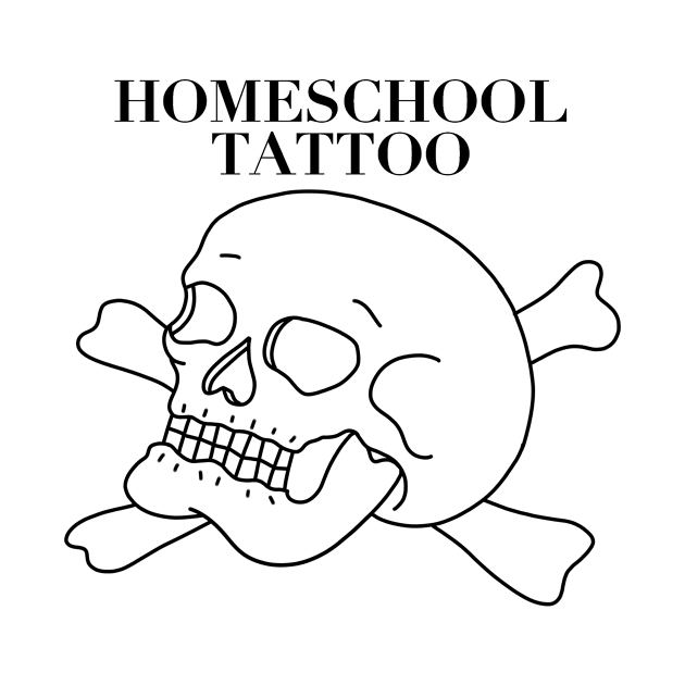 HomeSchoolTattoo Skull by HomeSchoolTattoo