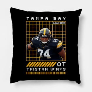 TRISTAN WIRFS - OT - TAMPA BAY BUCCANEERS Pillow