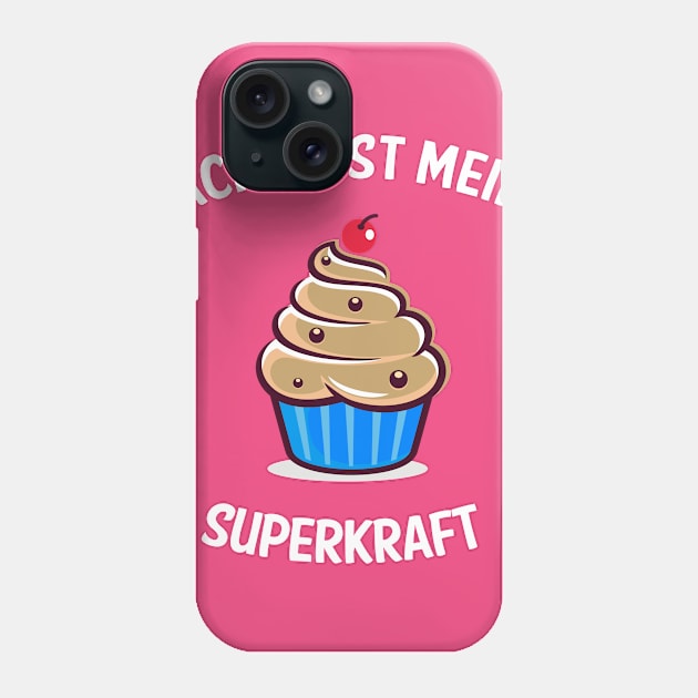 Backen ist meine Superkraft Phone Case by 5StarDesigns